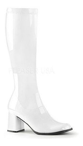 Botas De Traje Blanco Para Mujer - 9