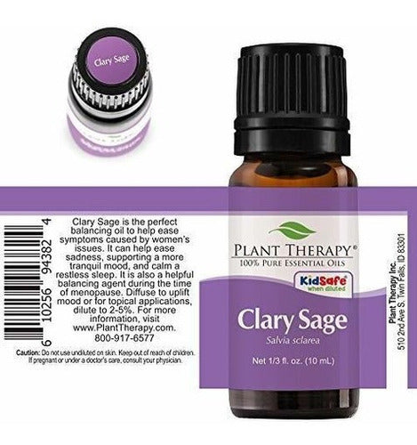Terapia Vegetal Aceite Esencial Clary Sage | 100% Pura,