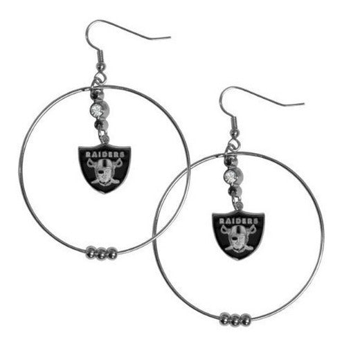 Pendientes De Aro De Los Oakland Raiders De La Nfl
