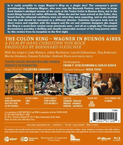 Anillo De Colón: Wagner En Buenos Aires [blu-ray]
