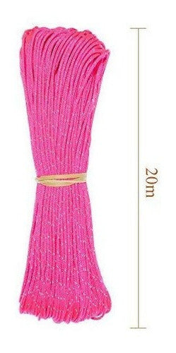 Paracord Planet 1.8mm Fluorescente Reflexivo Guyline Carpa