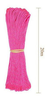 Paracord Planet 1.8mm Fluorescente Reflexivo Guyline Carpa
