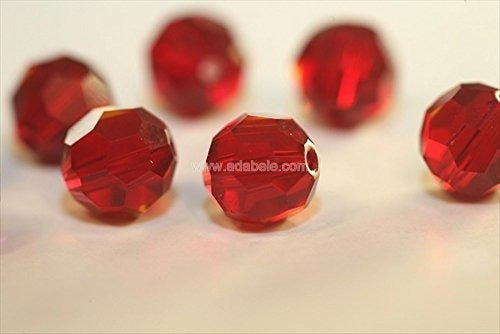 50 Unids 8 Mm Adabele Granos Austríacos De Cristal Redondo