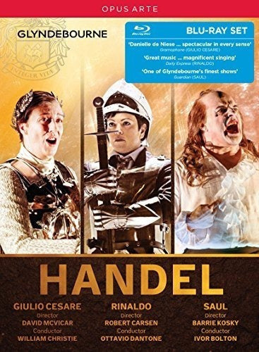 Giulio Cesare, Rinaldo, Saul [conjunto de caja] [blu-ray]