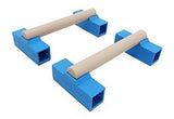 Tumbl Trak Barras De Parallette Portátiles, Azul
