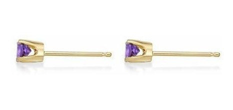 Arete Oro amarillo de 14 k redondo de .20 qt 3 mm