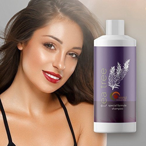Champú De Aceite De Árbol De Té Puro Para La Caspa Jojoba