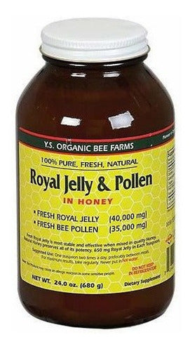 Jalea Real Fresca + Polen De Abeja, Mezcla De Miel