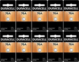 Batería De Botón Duracell Lr44 Duralock 1.5v, (10 Conteos)