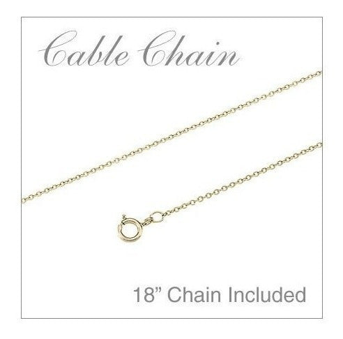 Colgante Ovalado De Oro Amarillo De 14 K Con Rubí Y