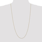 Collar Enlace Singapur Carats De Hielo 14k Oro Amarillo 1mm
