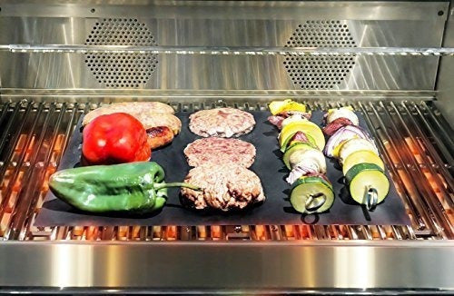 Barbacoa Estera Para Sábanas De Parrilla, 100% Antiadherente