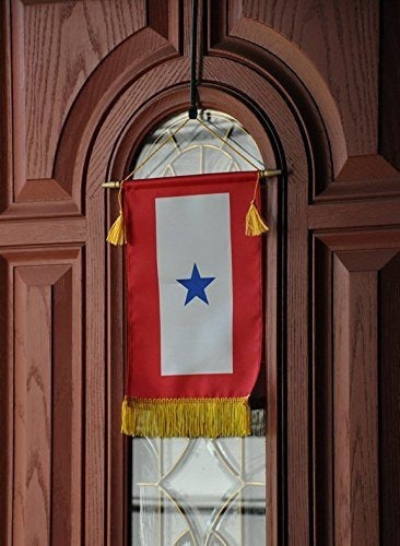 Bandera Del Servicio Militar  Una Estrella Azul