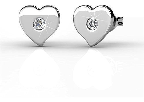 Aretes en forma de corazón