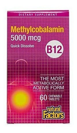 Vitamina B12 metilcobalamina 5000 mcg