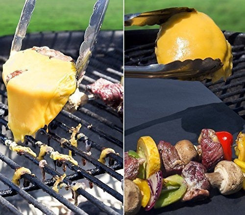 Barbacoa Estera Para Sábanas De Parrilla, 100% Antiadherente