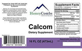 Complejo de calcio líquido sin alcohol - 99% calcio - 16 oz