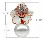 Aretes De Perlas Y Flores De Kemstone Aretes De Perlas