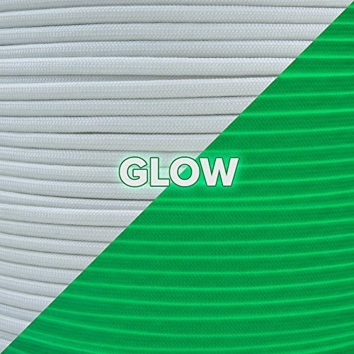 Paracord - Blanco, amarillo, rosa, verde y azul - Elija 10