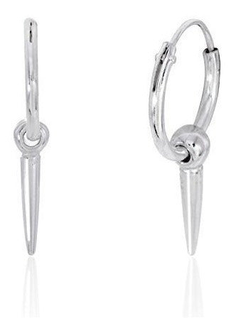 Pendientes Largos De Aro Y Triángulo