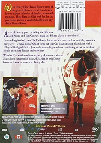 pelicula DVD- Gus