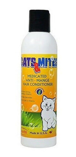 Gatos Medicated Demodex Mite Hair Conditioner Para El