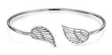 pulsera  Ala de ángel de plata esterlina Pluma