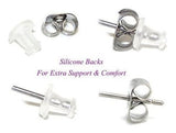 Unicornio De Plata 925 Con Pendientes Colgantes Rainbow