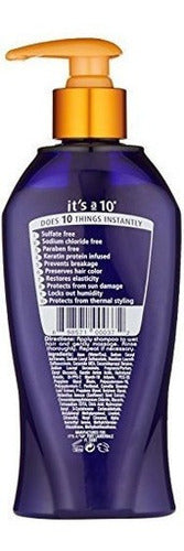 Shampoo Plus Keratin de 10 Oz