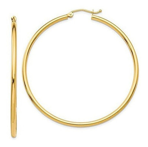 zarcillos  De Aro De Tubo De Oro