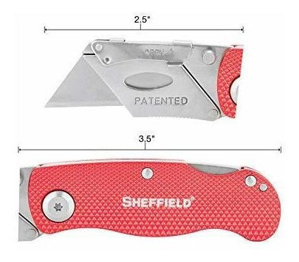 Cuchillo Utilitario Sheffield Ultimate Lock Back - Rojo