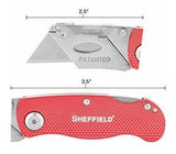 Cuchillo Utilitario Sheffield Ultimate Lock Back - Rojo