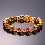 U7 Mujeres Moda Cristal Piedra De Nacimiento Joyas