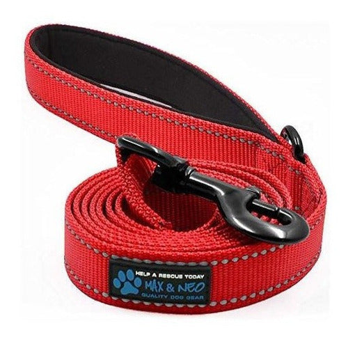 Máxima Y Neo Correa De Nylon Reflectante Para Perros: