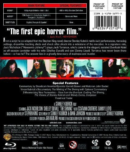 El resplandor [blu-ray]