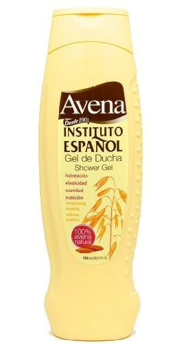 3 Botellas De Avena Instituto Espanol Gel De Ducha / Gel De Ducha