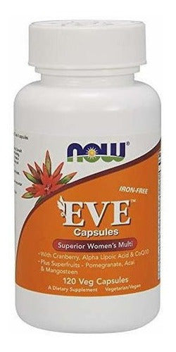 Ahora Vitamina Múltiple Para Mujeres Eve, 120 Cápsulas