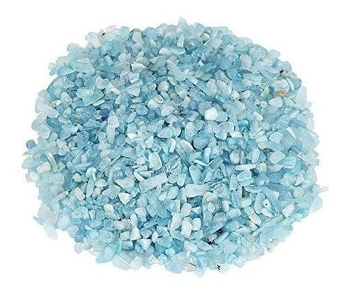 1 Libra de piedras Aguamarina Pequeños