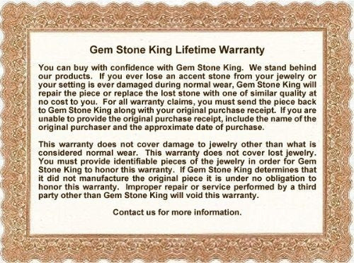 Gem Stone King Pendientes Colgantes De Plata De Ley 925