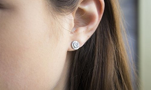 Devin Rose Aretes Redondos De Plata