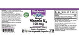Cápsulas Vegetarianas Bluebonnet Vitamin K2 de  100 Unidades