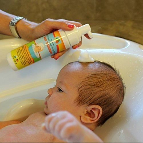 Jabón en espuma para bebés certificado sin tóxicos