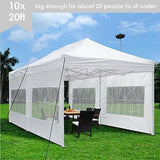 Yescom - Tienda de campaña plegable de 10 x 20 pies