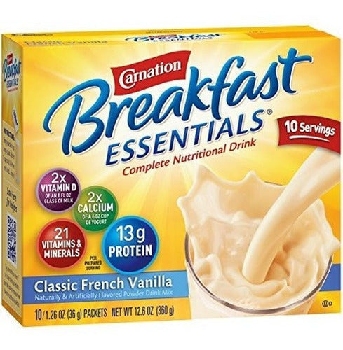 Desayuno instantáneo French Vanilla 10 ct 2 Pack