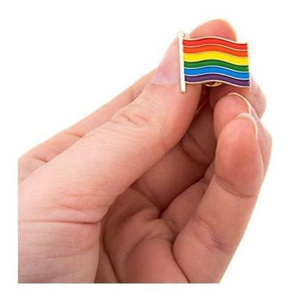 Desierto Cactus Rainbow Bandera Gay Pin De Solapa Esmalte