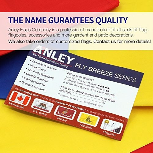 Anley Fly Breeze  Bandera Del Estado De Texas De 3x5 Pies