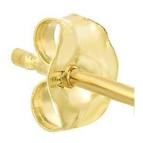 Aretes Con Nudo De Amor En Oro Amarillo De 14 K