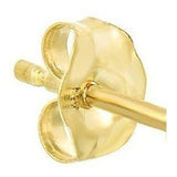 Aretes Con Nudo De Amor En Oro Amarillo De 14 K