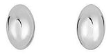 Pendientes De Plata De Ley Ovalados Con Clip 13x16 Mm