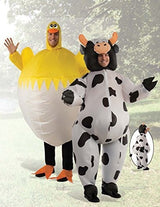 Traje Inflable De Vaca Para Hombre, Estándar
